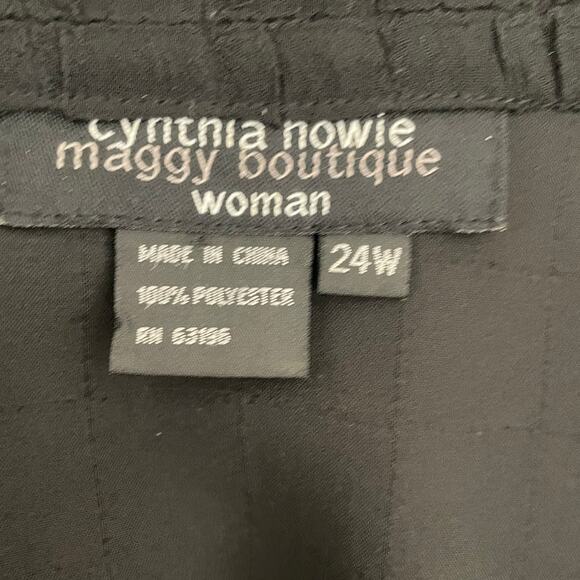 VTG Cynthia Howie for Maggie Boutique Women Tunic‎ Top 24W Pleat Front Career - Picture 2 of 12